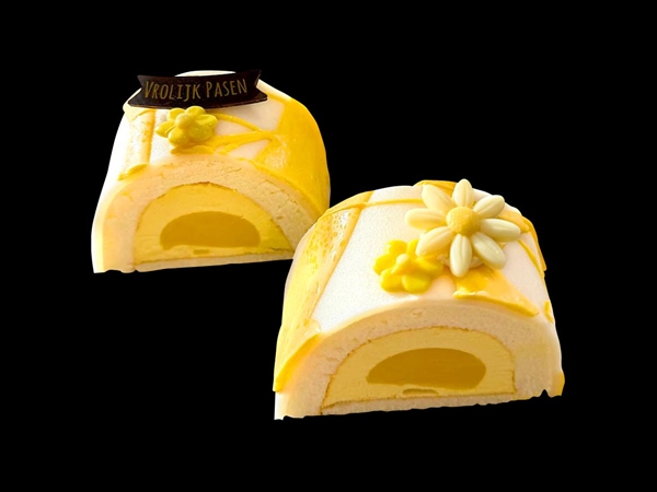 Passievrucht - mango gebakje