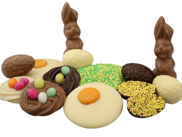 Paaschocolade doosje 250 gram